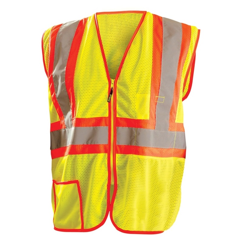 High Visibility Classic Mesh 2-Tone Safety Vest Yellow